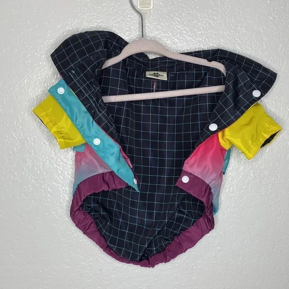 Posh Paws Hawaiian Multi Color Collard Shirt Dog Attire